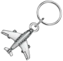 Pewter Airline Keychain